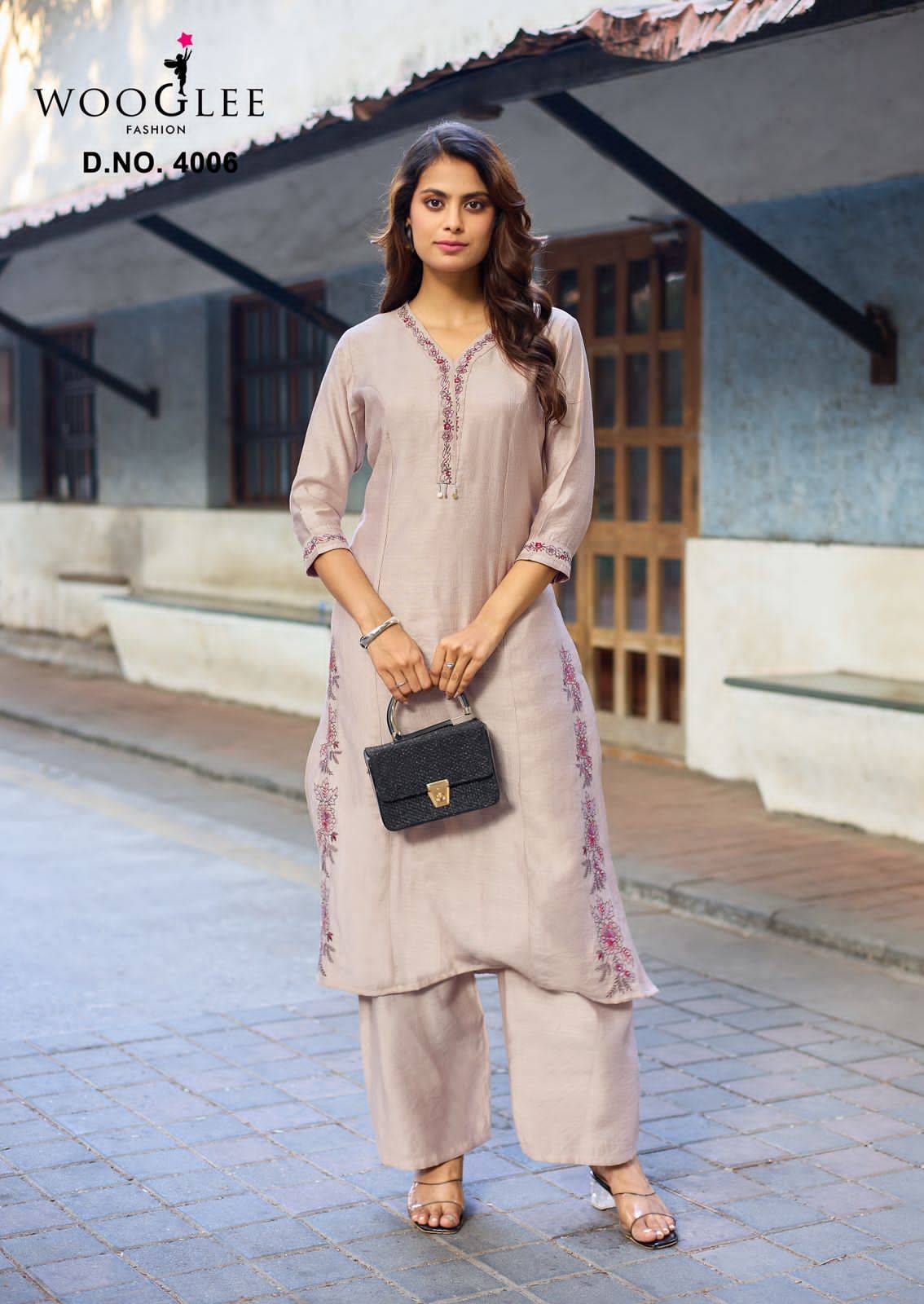  Rahima By WOOGLEE 4001 To 4006 Series Beautiful Festive Suits Colourful Stylish Viscose Weaving readymade dresses At Wholesale Price
